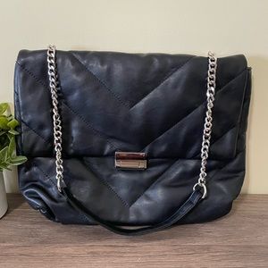 Faux leather Zara shoulder bag